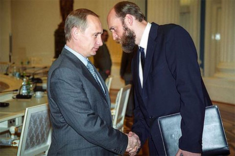 Владимир Путин и Сергей Пугачев