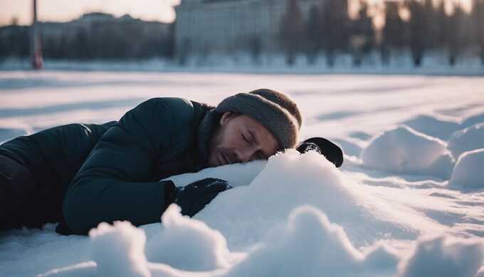 В Москве замерзший мужчина два дня лежал в сугробе